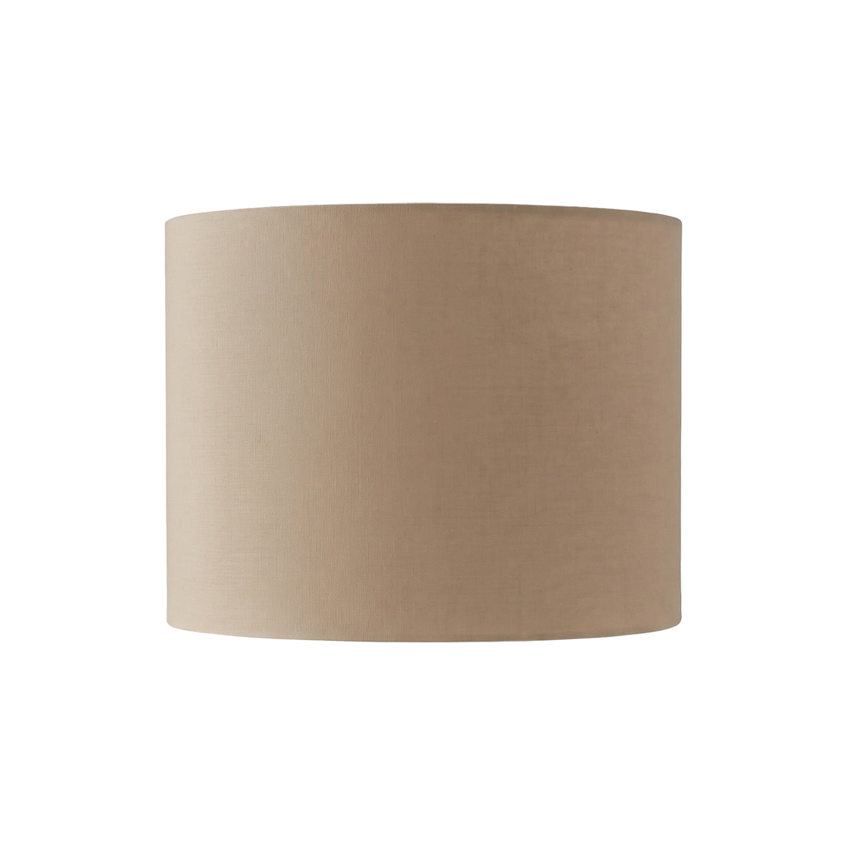 Alderton 18cm Cotton Drum Lamp Shade - Taupe