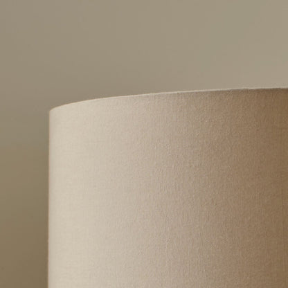 Alderton 25cm Cotton Drum Lamp Shade - Taupe