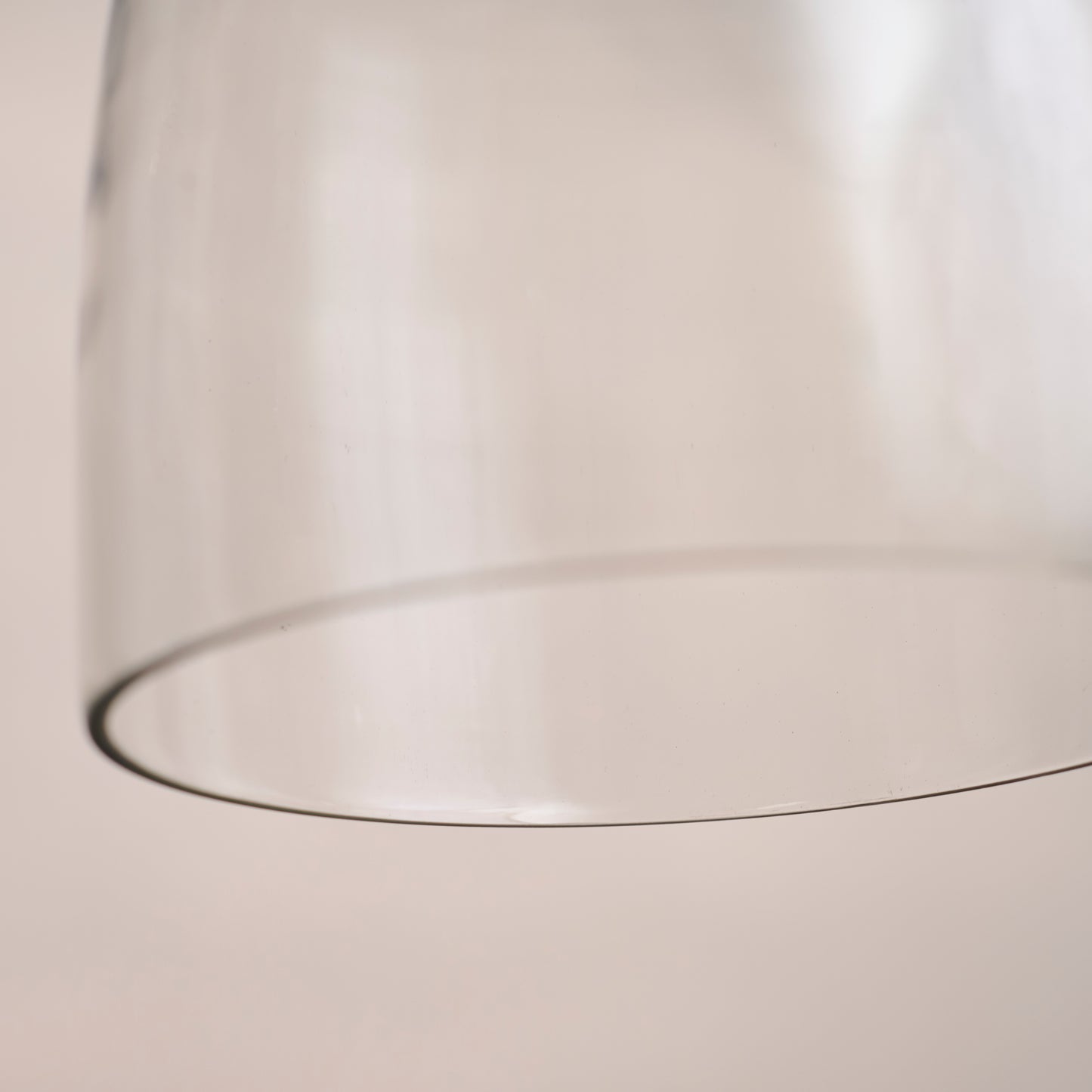 Aldsworth 37cm Glass Pendant Light - Gold with Clear Glass - Laura James