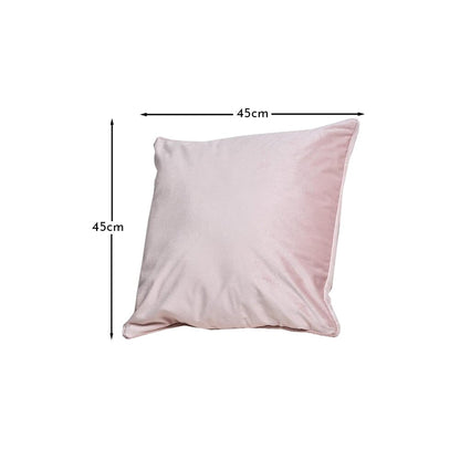 Alford 45x45cm Velvet Cushion Cover - Rose Pink