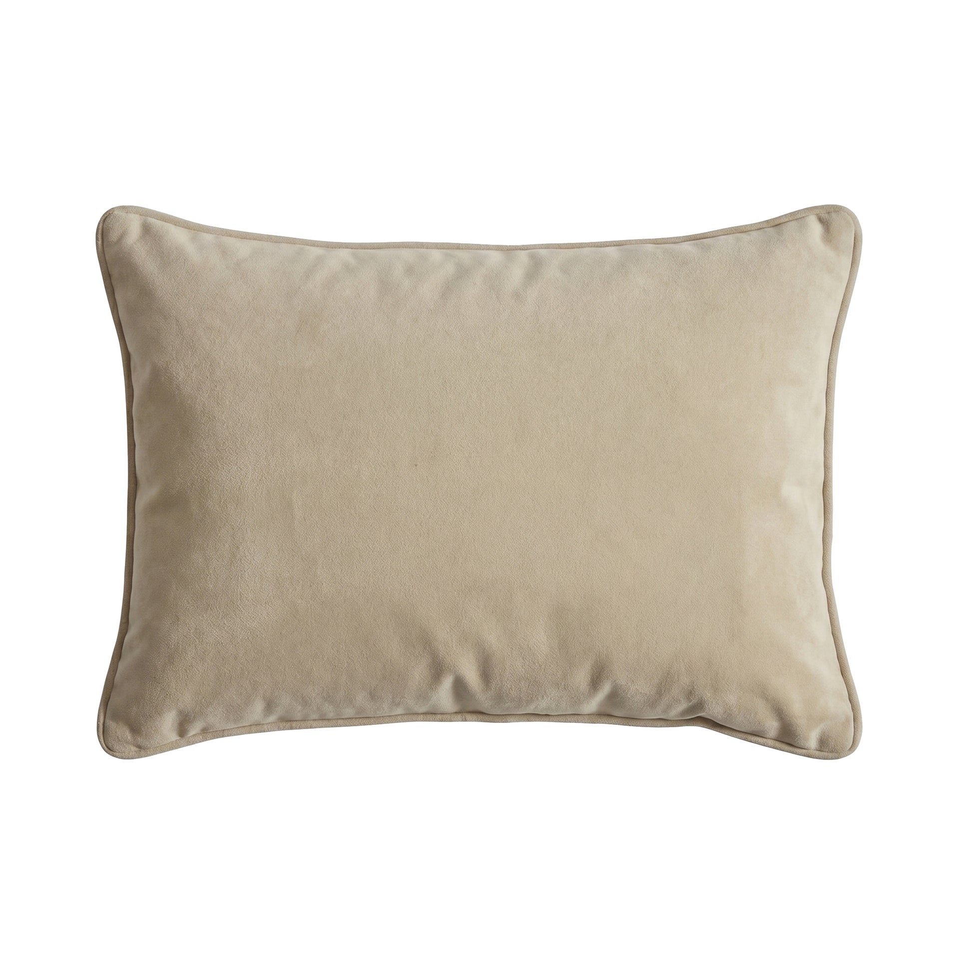 Alford 35x55cm Velvet Piped Edge Scatter Cushion Cover - Clay - Laura James 