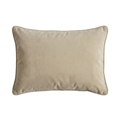Alford 35x55cm Velvet Piped Edge Scatter Cushion Cover - Clay - Laura James 