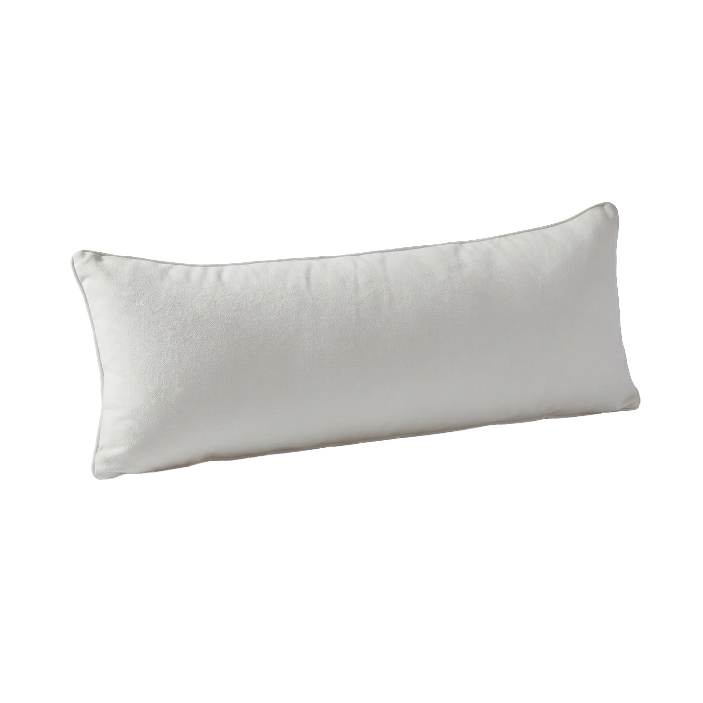 Alford 40x110cm Piped Edge Scatter Cushion Cover - Ivory - Laura James 