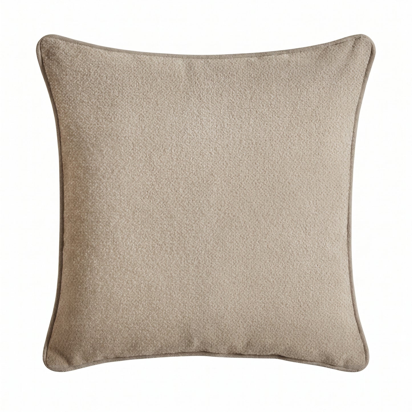 Alford 45x45cm Piped Edge Scatter Cushion Cover - Soft Beige - Laura James 