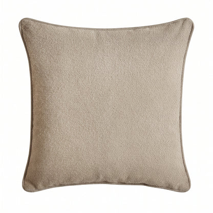 Alford 45x45cm Piped Edge Scatter Cushion Cover - Soft Beige - Laura James 