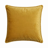 Alford 45x45cm Velvet Cushion Cover - Turmeric Yellow - Laura James 