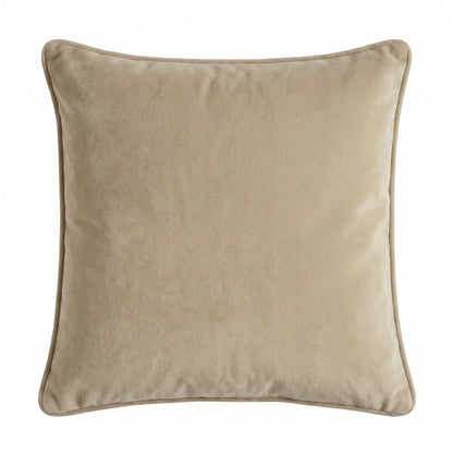 Alford 45x45cm Velvet Piped Edge Scatter Cushion Cover - Clay - Laura James 