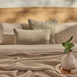 Alford 35x55cm Velvet Piped Edge Scatter Cushion Cover - Clay - Laura James