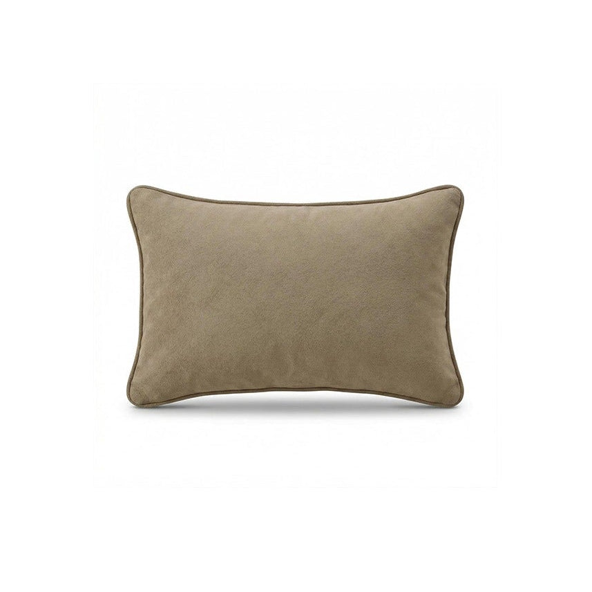 Alford 35x55cm Velvet Piped Edge Scatter Cushion Cover - Driftwood - Laura James