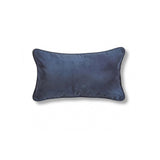 Alford 35x55cm Velvet Piped Edge Scatter Cushion Cover - Ink Blue - Laura James