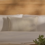 Alford 35x55cm Piped Edge Scatter Cushion Cover - Ivory - Laura James