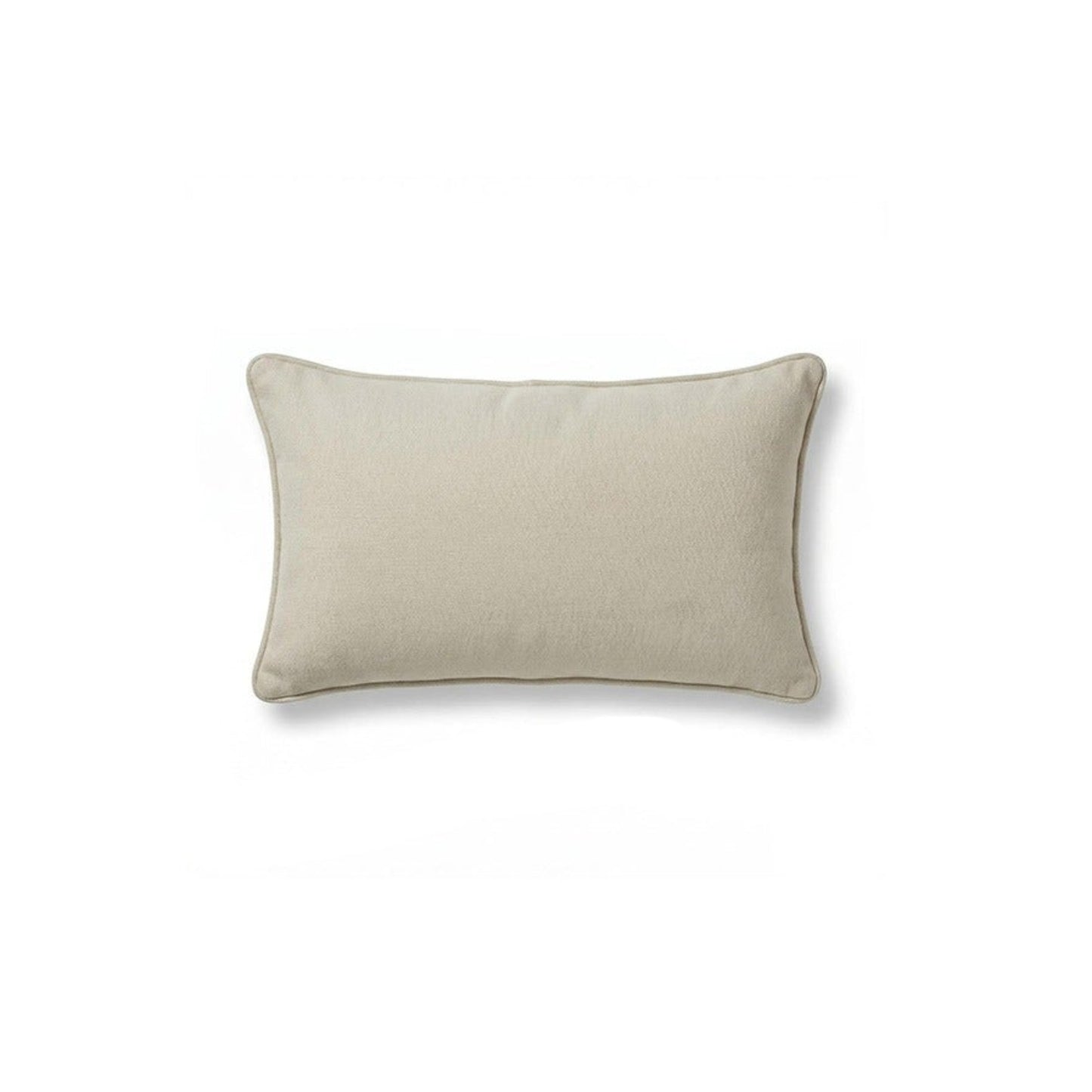 Alford 35x55cm Piped Edge Scatter Cushion Cover - Ivory - Laura James