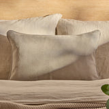 Alford 35x55cm Piped Edge Scatter Cushion Cover - Soft Beige - Laura James