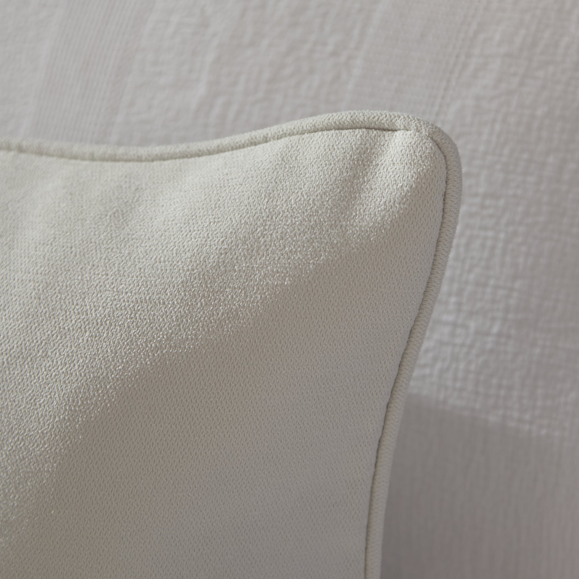 Alford 40x110cm Piped Edge Scatter Cushion Cover - Ivory - Laura James