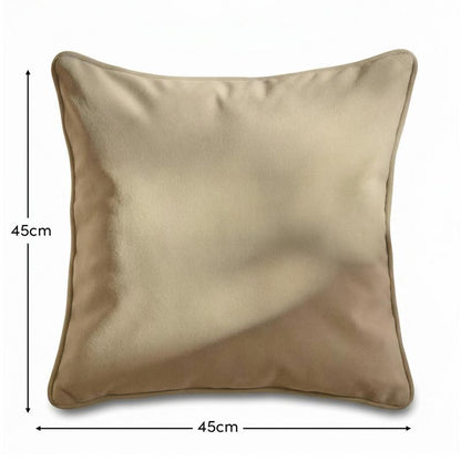 Alford 45x45cm Velvet Piped Edge Scatter Cushion Cover - Clay - Laura James