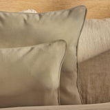 Alford 45x45cm Velvet Piped Edge Scatter Cushion Cover - Clay - Laura James
