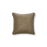 Alford 45x45cm Velvet Piped Edge Scatter Cushion Cover - Driftwood - Laura James