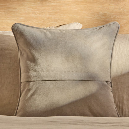 Alford 45x45cm Piped Edge Scatter Cushion Cover - Soft Beige - Laura James 