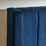 Alice King Ottoman Bed - Ink - Laura James 