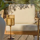 Alora Wooden Garden Cushion Covers - Cream - Laura James