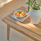 Alora Wooden Garden Conversation Set - White Acacia - Laura James