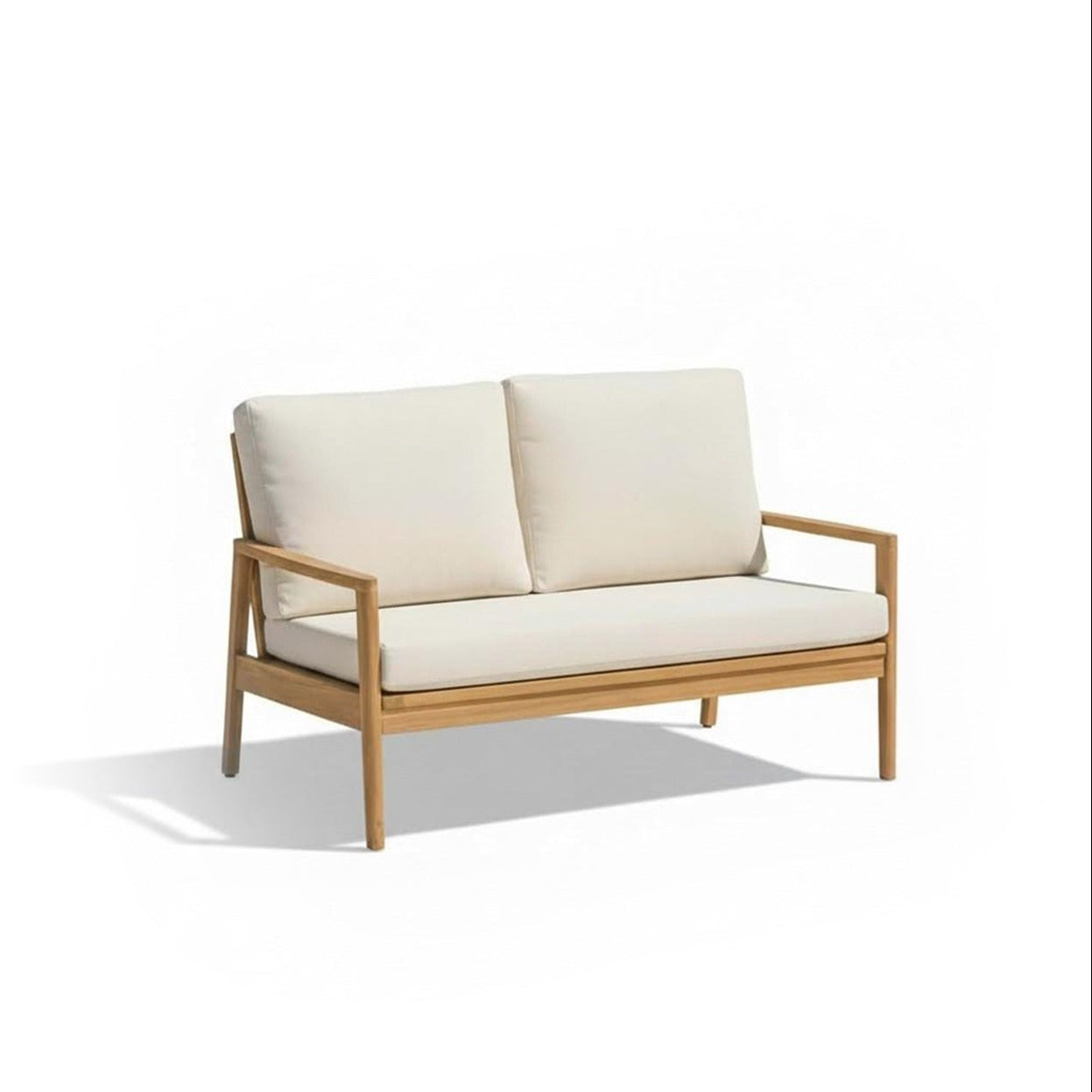 Alora Wooden Garden Cushion Covers - Cream - Laura James