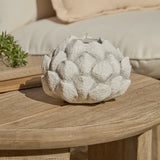 Alvito 9.5cm Artichoke Flower Candle Holder - Natural - Laura James