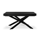 Amelia Black Wood dining table - Laura James