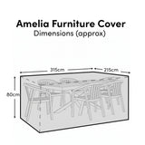 Amelia 6 Seater Shiro Rain Cover - Laura James