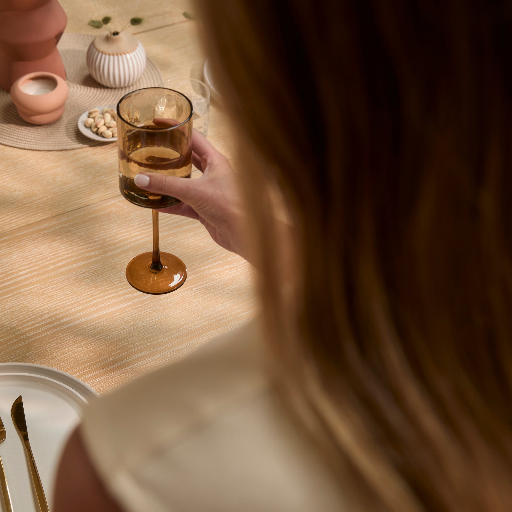 Amelia Extendable Whitewash Oval Dining Table Set  - 6 Seater - Tilly Natural String Dining Chairs - Whitewash Oak Legs - Laura James