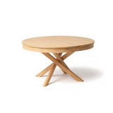 Amelia Whitewash Oval Extending Dining Table Set - 4 Seater - Nolan Boucle Dining Chairs - Whitewash Oak Legs - Laura James