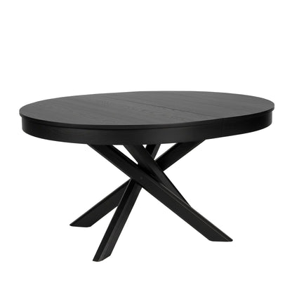 Amelia_Oval_140-180cm_Extending_Dining_Table_Black_Oak_and_Ella_Carver_Dining_Chair_Off_White_Boucle-12 - Laura James