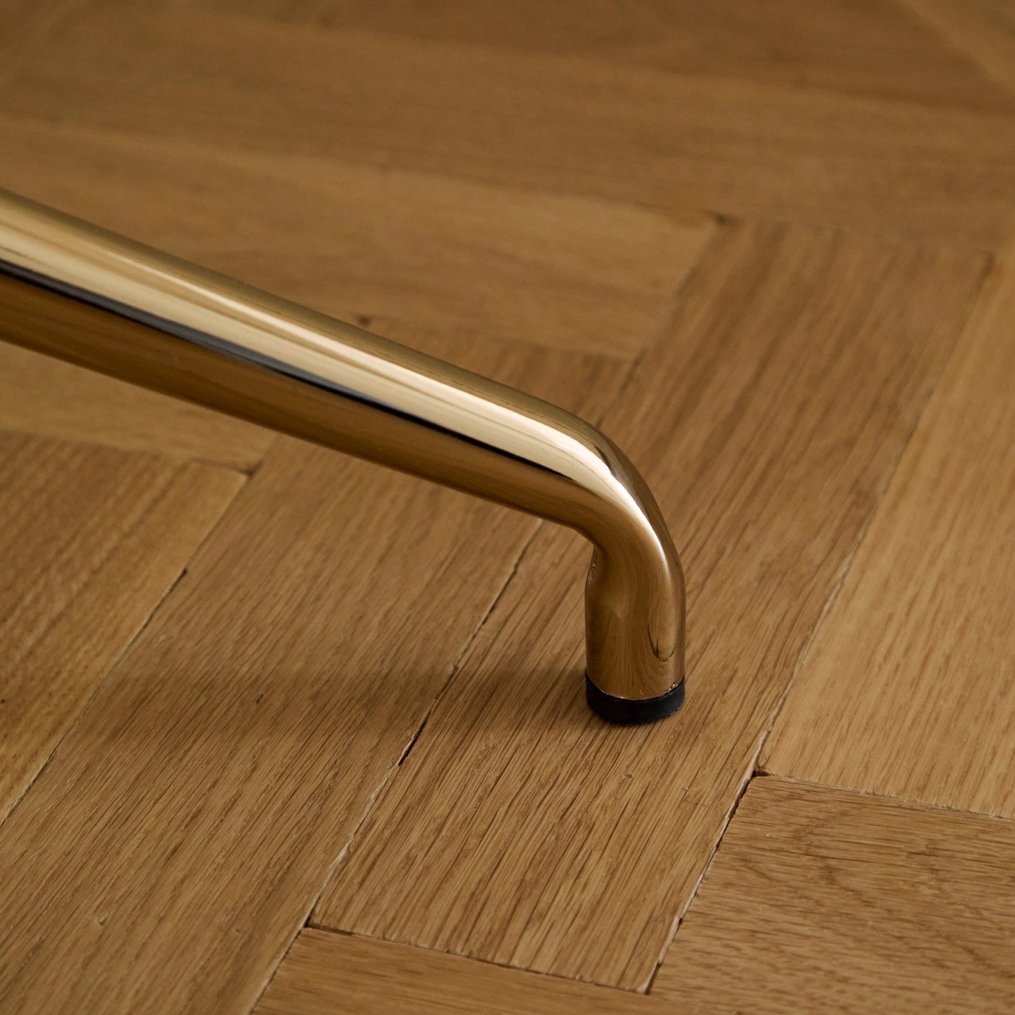 Arabella Boucle Office Chair - Gold Legs - Laura James 