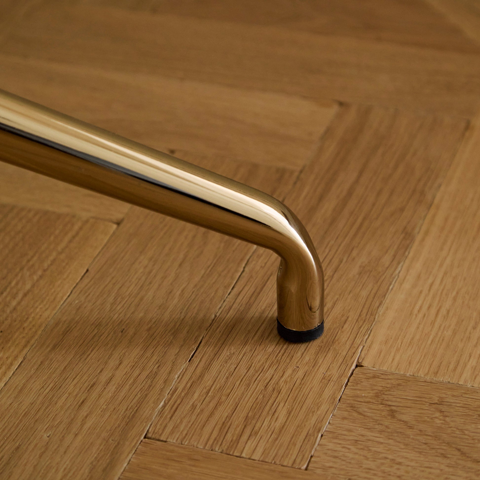 Arabella Boucle Office Chair - Gold Legs - Laura James 