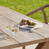 Charlotte 6 Seater Wooden Garden Dining Set with  Shiro - Laura James 