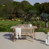Charlotte 6 Seater Wooden Garden Dining Set with  Shiro - Laura James 