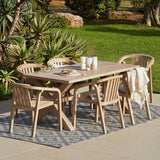 Charlotte Dining Table with Shiro Dining Chairs - Laura James 
