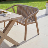Charlotte 6 Seater Wooden Garden Dining Set with  Shiro - Laura James 