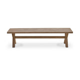 Arbor Dining Bench - Brushed Light Acacia 