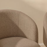 Archer Natural Brown Dining Chair - Set of 2 - Whitewash Legs - Laura James 