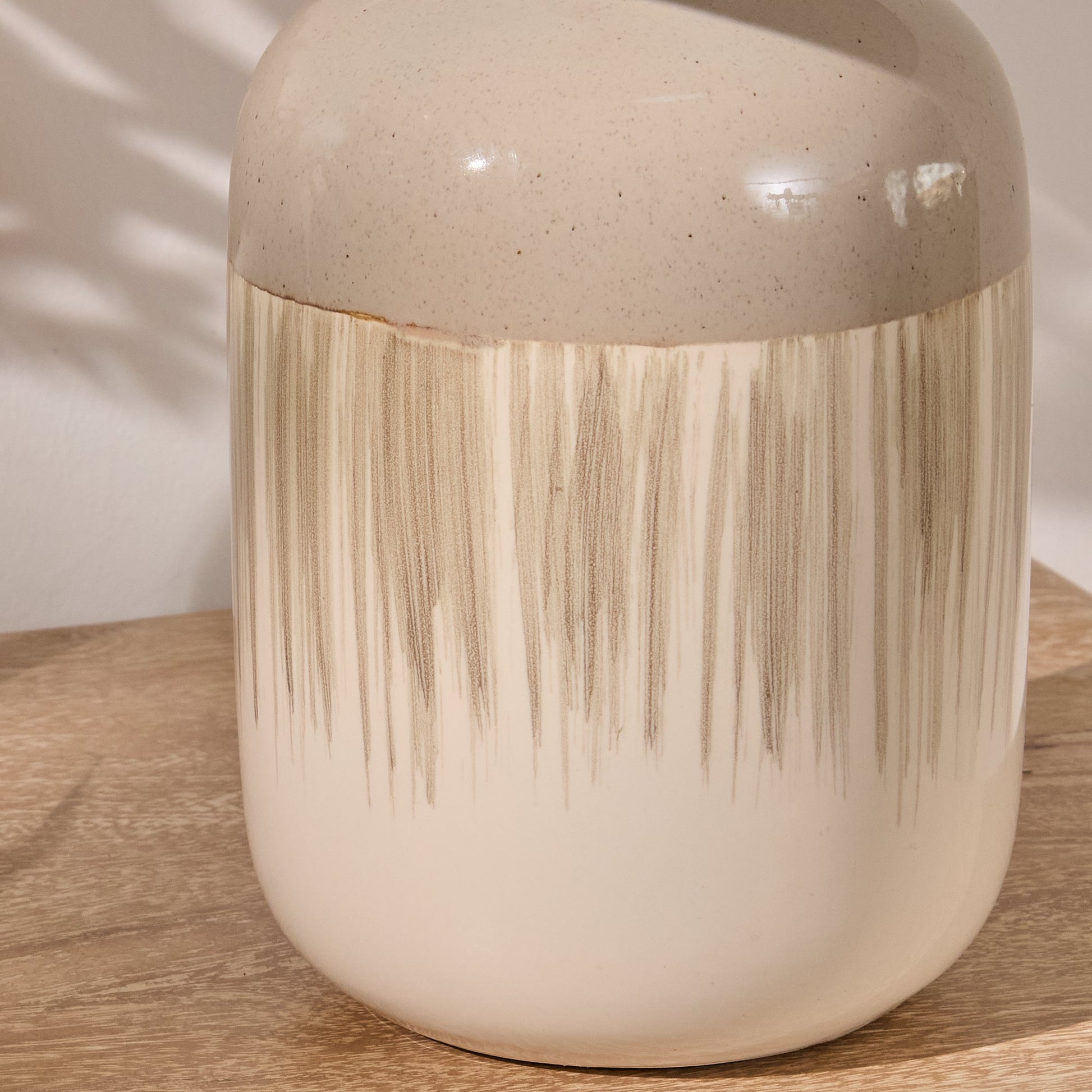 Arundel 24cm Ceramic Lamp Base - Sage Green - Laura James
