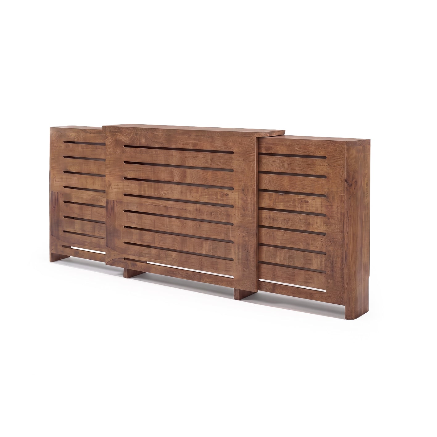 Asha Adjustable Radiator Cover - Almond Brown - Laura James 