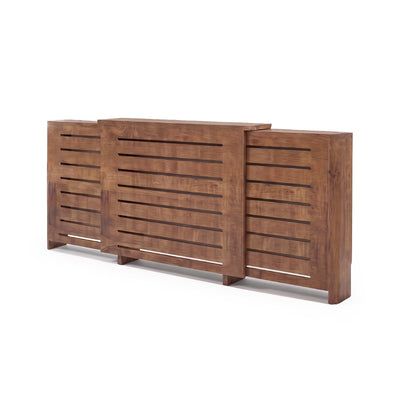 Asha Adjustable Radiator Cover - Almond Brown - Laura James 
