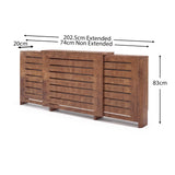 Asha Adjustable Radiator Cover - Almond Brown - Laura James 
