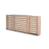 Asha Adjustable Radiator Cover - Chalked Mango Wood - Laura James 