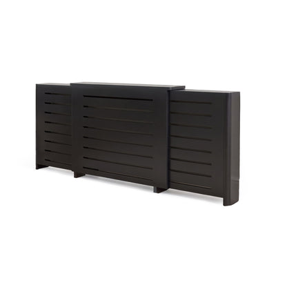 Asha Adjustable Radiator Cover - Jet Black - Laura James 
