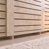 Asha Adjustable Radiator Cover - Chalked Mango Wood - Laura James 
