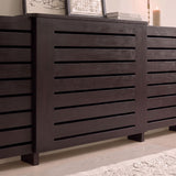 Asha Adjustable Radiator Cover - Coffee Brown - Laura James 