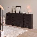 Asha Adjustable Radiator Cover - Coffee Brown - Laura James 