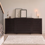 Asha Adjustable Radiator Cover - Coffee Brown - Laura James 